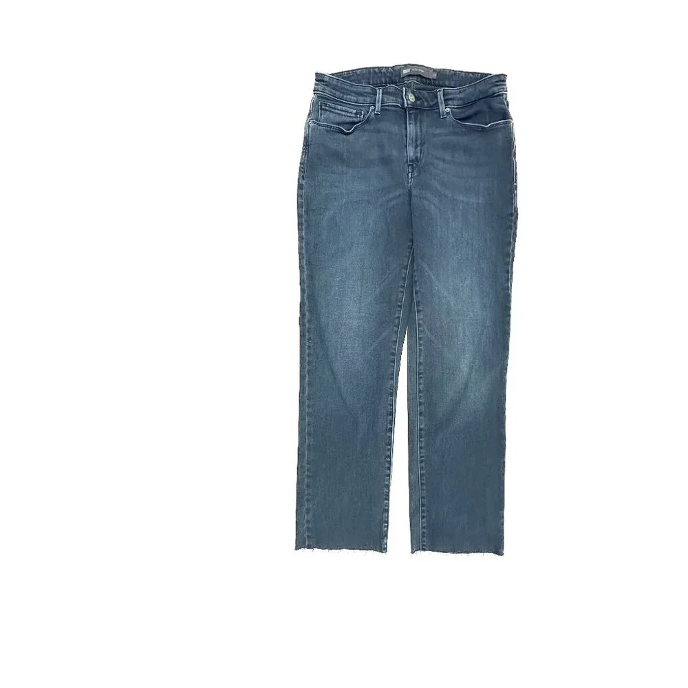 Levi's Mid Rise Straight Leg Women's size 10 Dark Wash Blue Denim Jeans‎